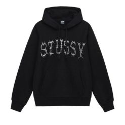 Stussy Barb Hoodie Black